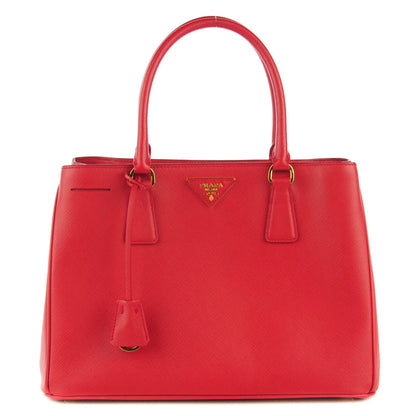 Prada Saffiano Lux Medium Tote Fuoco 1 of 9
