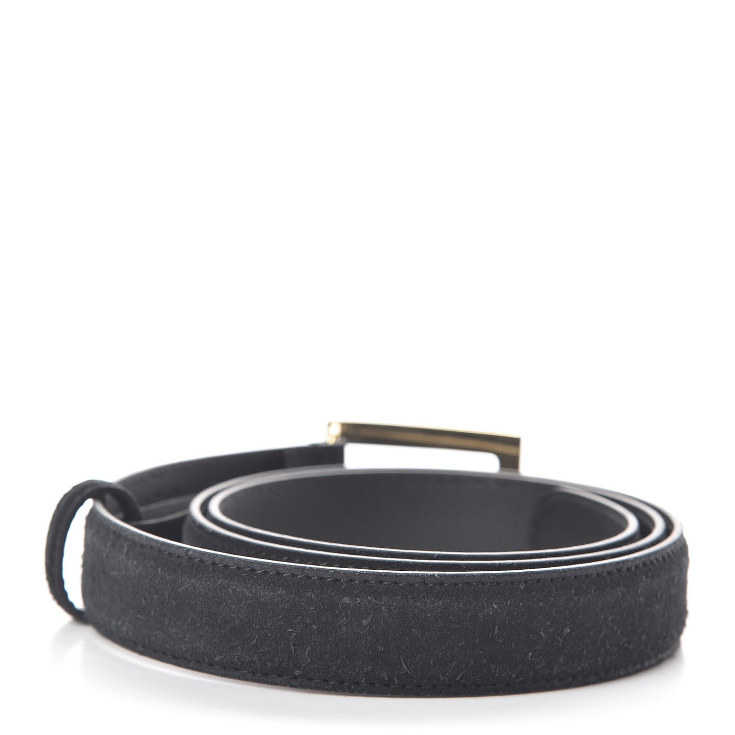 Suede Icaro G Cube 25mm Belt 85 34 Black