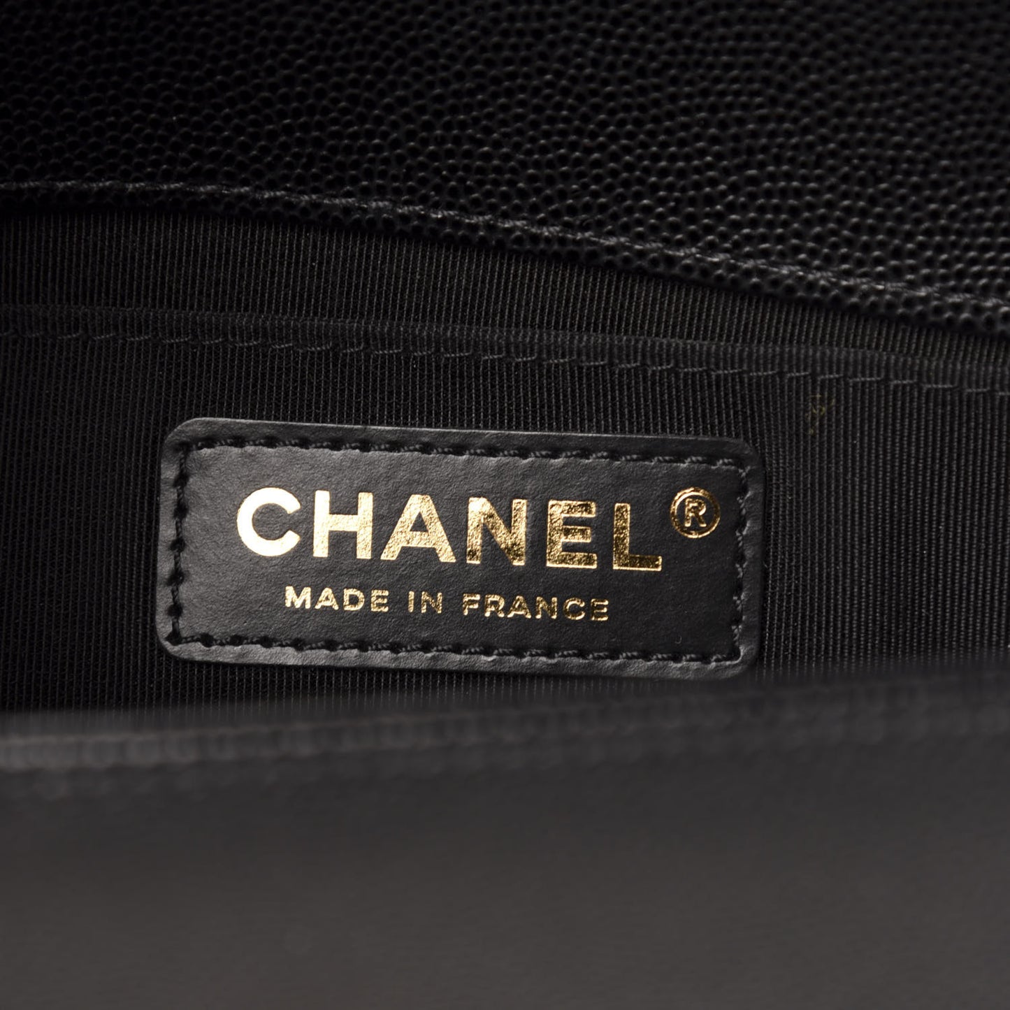 Caviar Quilted Small Boy Flap Black