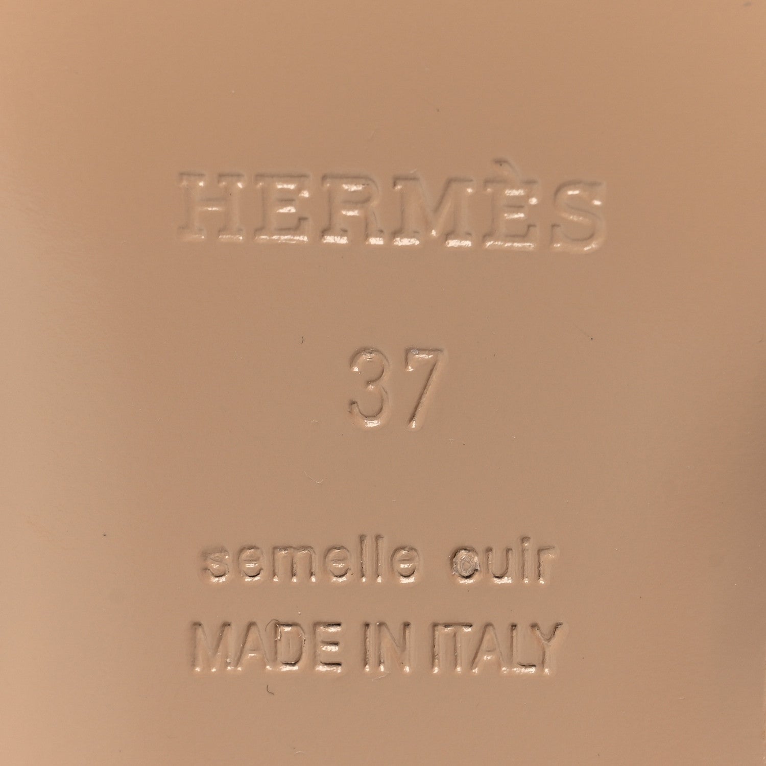 Hermes Shiny Lizard Calfskin Oz Mules 37 Beige Sarrazin 7 of 9