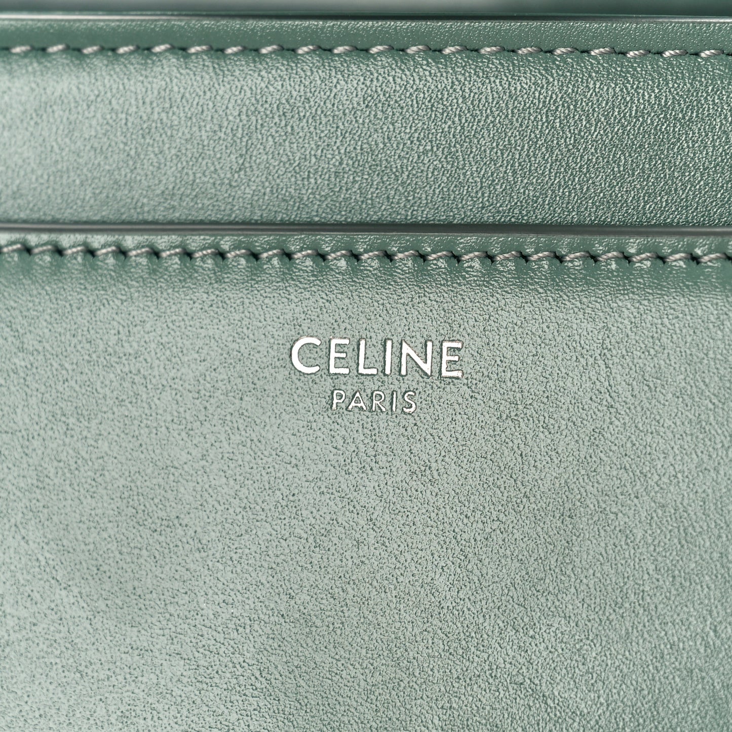 Satinated Calfskin Small 16 Top Handle Bag Celadon