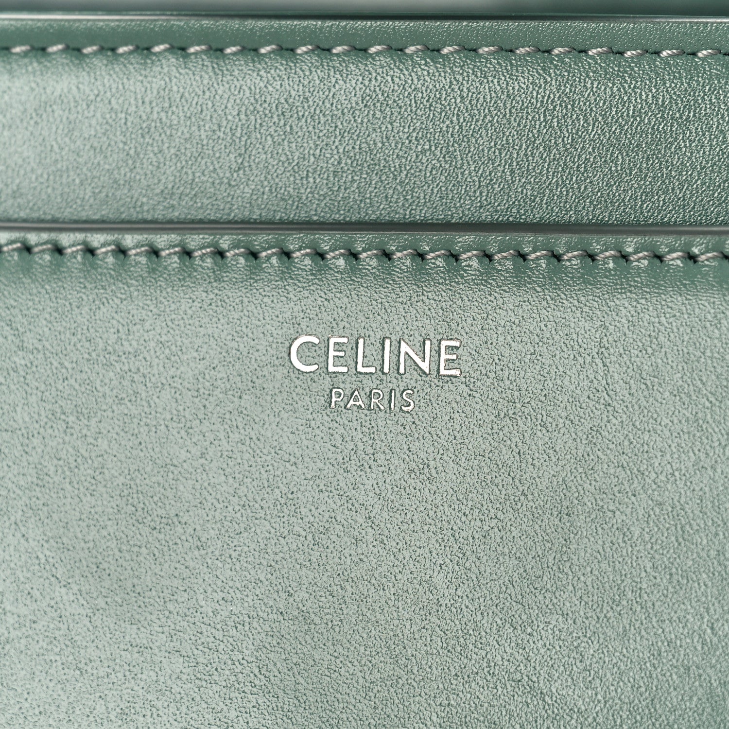 Celine Satinated Calfskin Small 16 Top Handle Bag Celadon 6 of 8