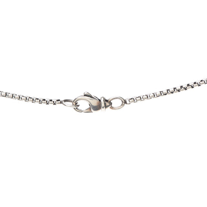 David Yurman Sterling Silver 18K Yellow Gold Peridot Cookie Pendant Necklace 4 of 5