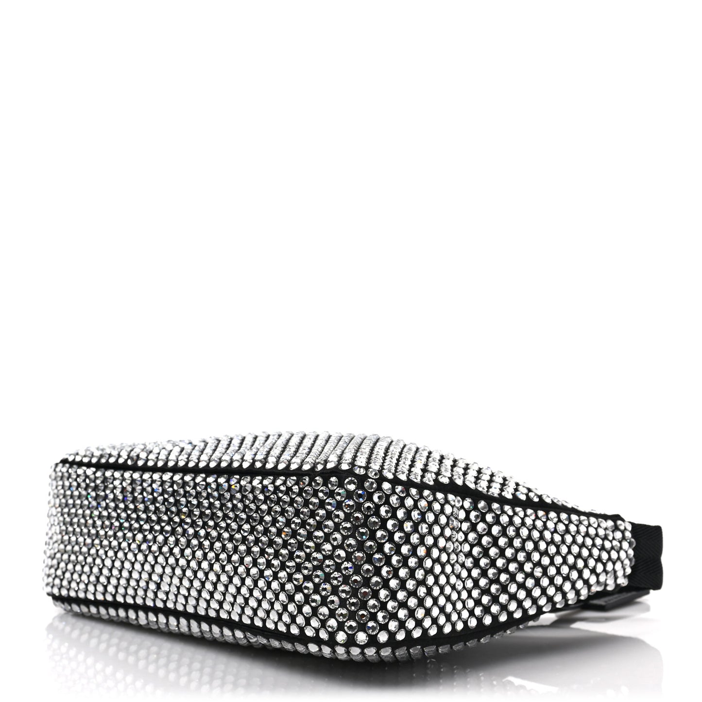 Satin Crystal Mini Re-Edition 2000 Bag Cristal