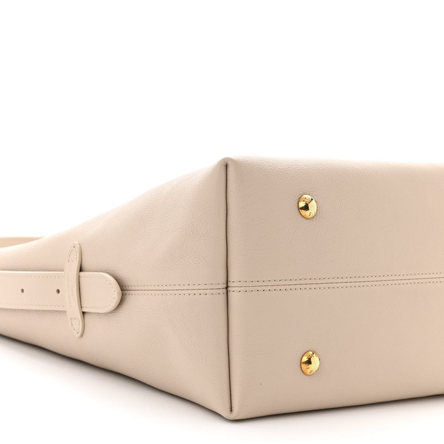 Grained Calfskin Low Key Hobo MM Limestone