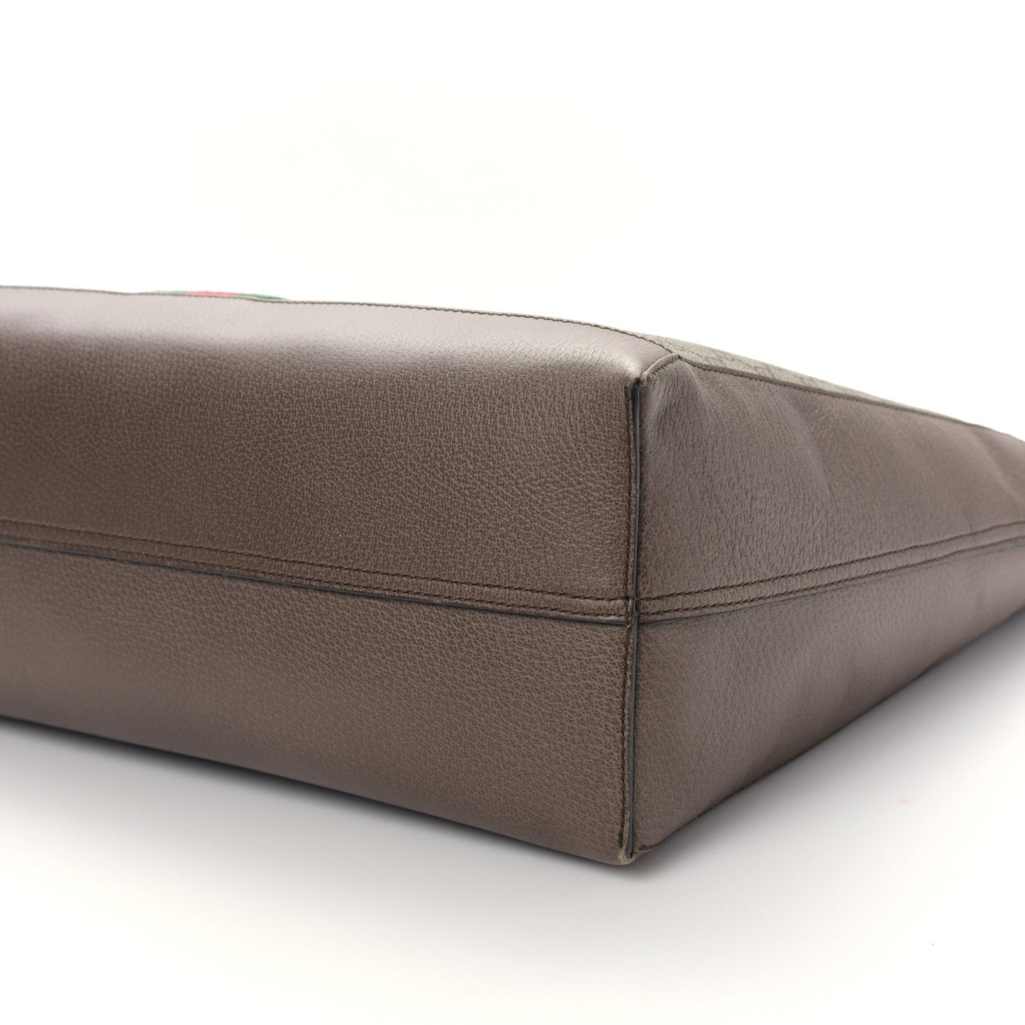 GG Supreme Monogram Web Ophidia Tote Brown