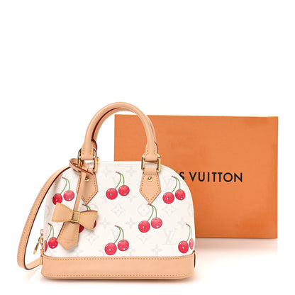 Louis Vuitton LV X TM Monogram Cerises Alma BB White 10 of 10