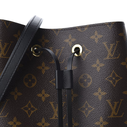 Louis Vuitton Monogram Neonoe MM Black 7 of 9