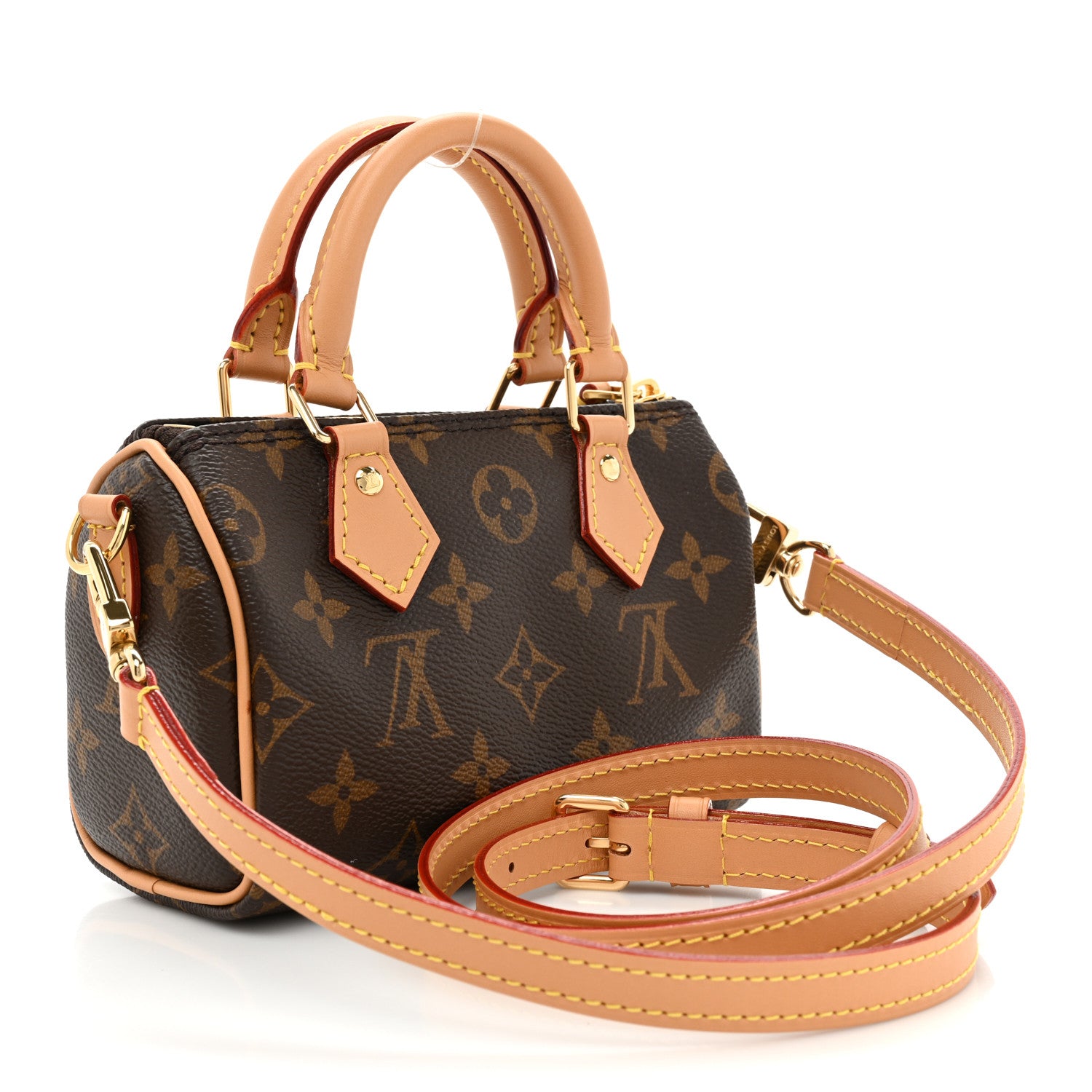 Louis Vuitton Monogram Nano Speedy Bandouliere 3 of 10