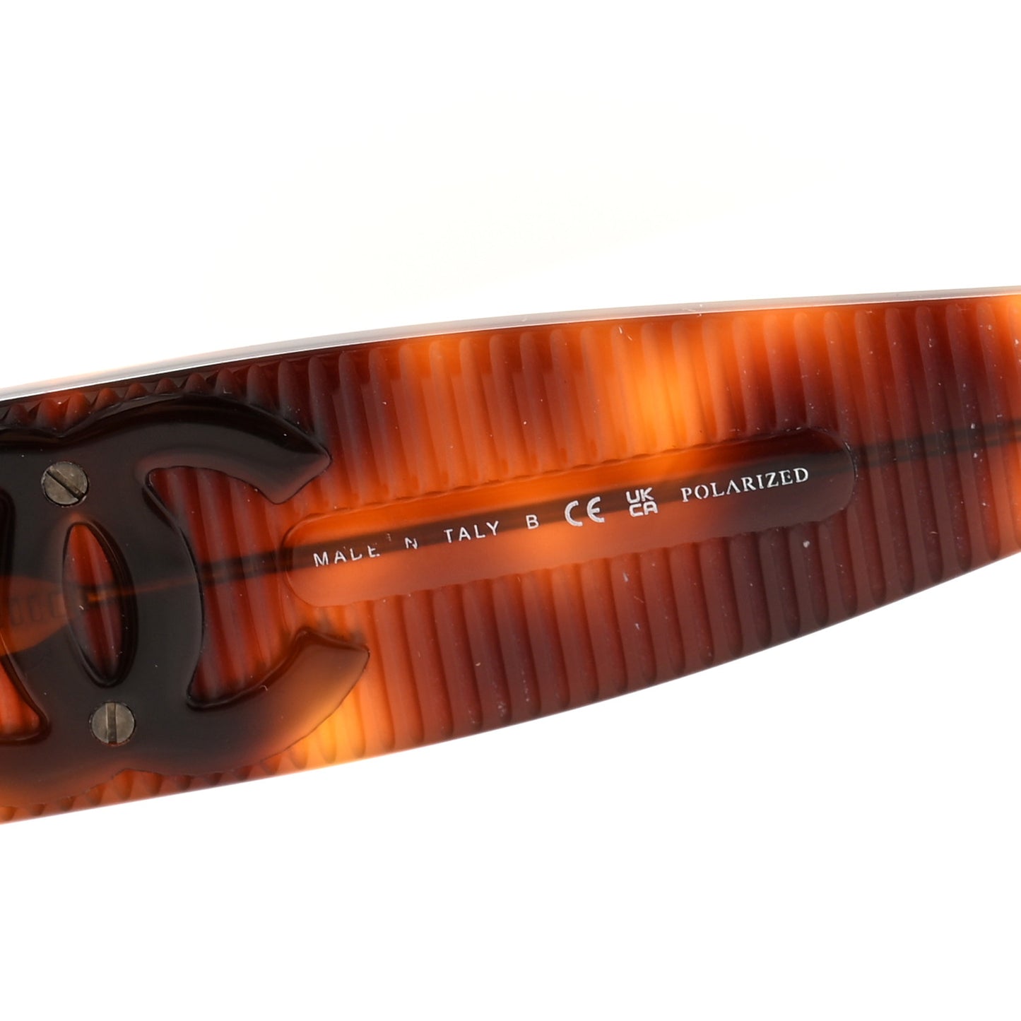 Square Polarized CC Sunglasses 5494-A Tortoise Brown