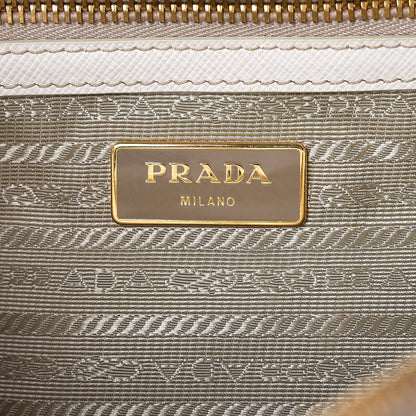 Prada Saffiano Lux Medium Tote Talco 6 of 29