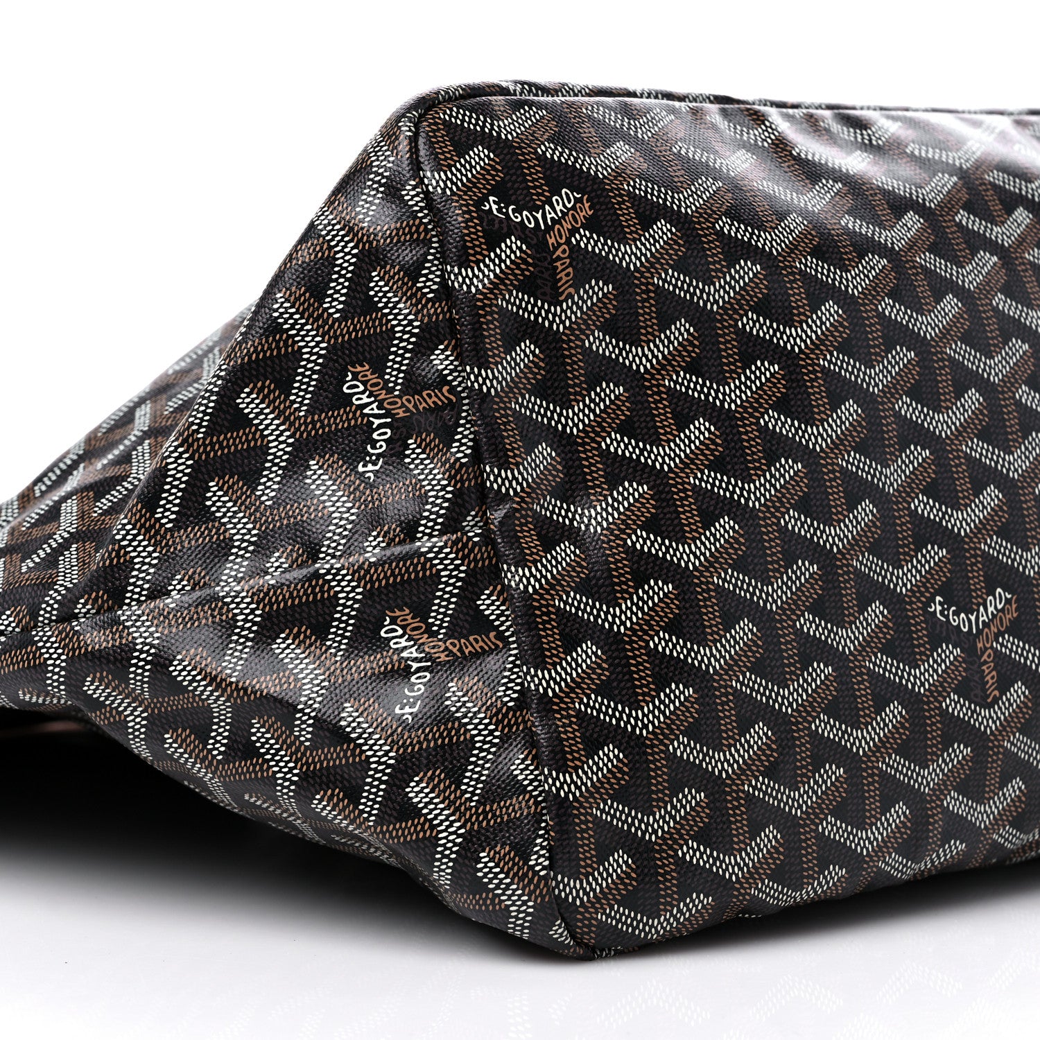 Goyard Goyardine Saint Louis GM Black Gold 8 of 9