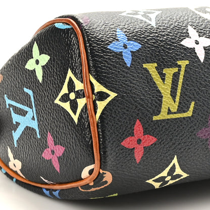 Louis Vuitton Monogram Multicolor Mini Sac HL Speedy Black 7 of 8