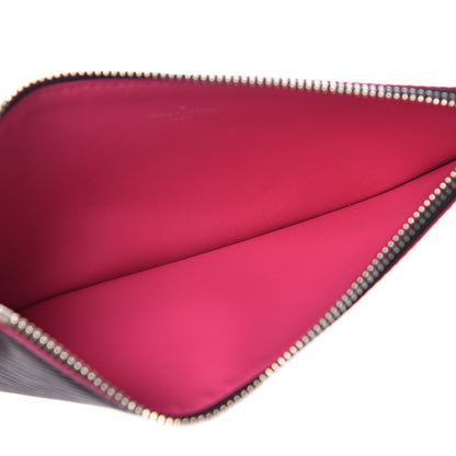 Louis Vuitton Epi Pochette Felicie Black Hot Pink 7 of 13