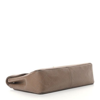 Chanel Lambskin Quilted Small Single Flap Dark Beige 4 of 19