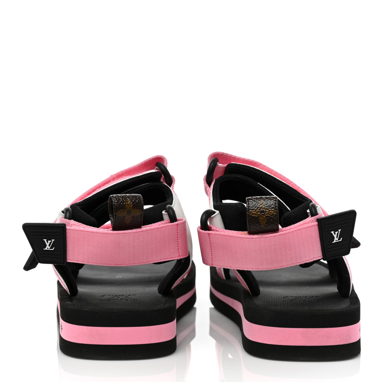 Monogram Flat Arcade Sandals 41 Pink