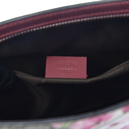 Gucci GG Supreme Monogram Blooms Large Cosmetic Case Beige Multicolor Dry Rose 7 of 7