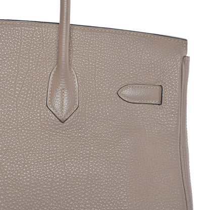 Hermes Togo Birkin 35 Gris Tourterelle 9 of 33