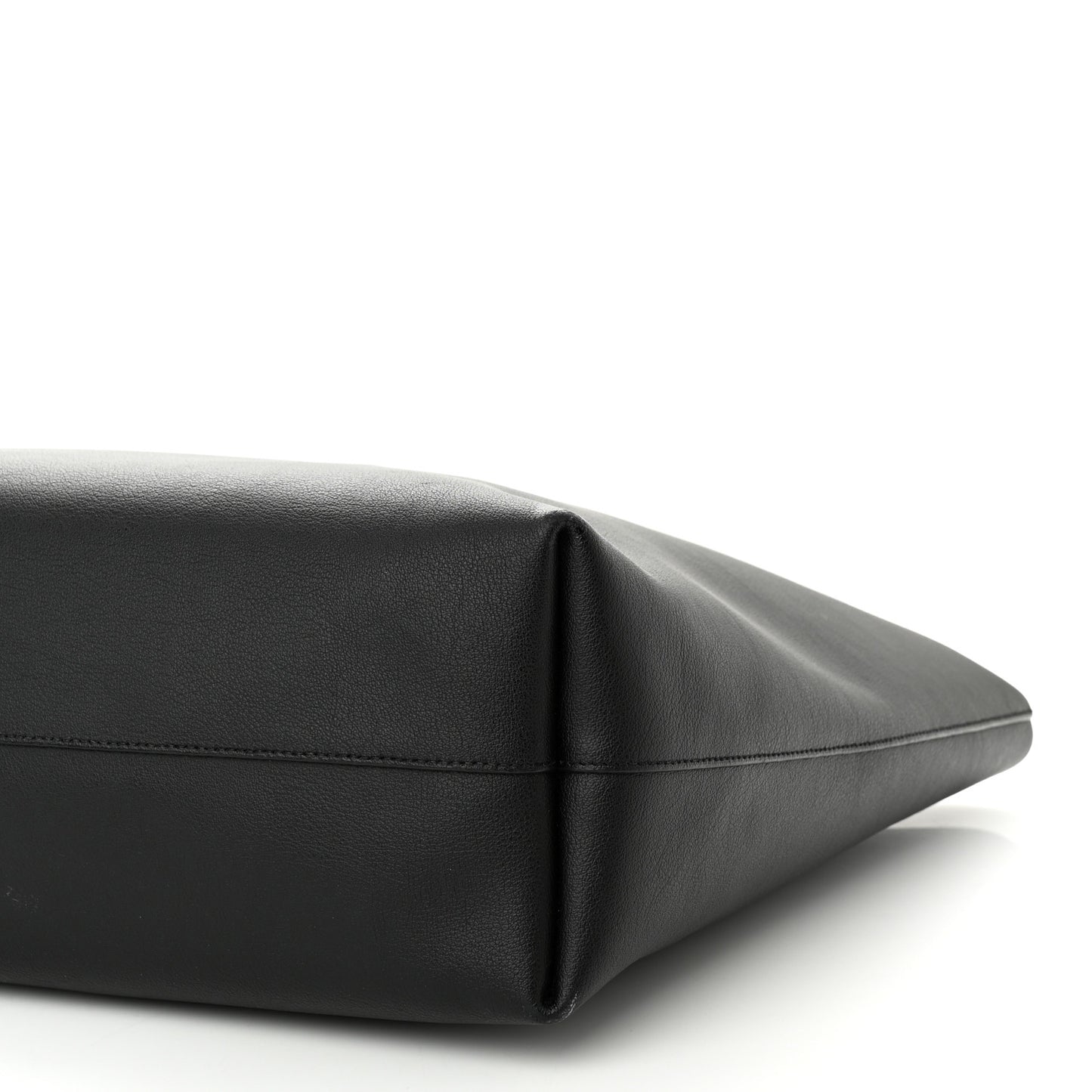Calfskin Large Shopping Tote Black
