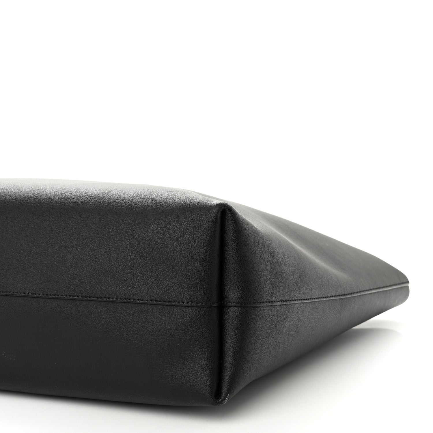 Saint Laurent Calfskin Large Shopping Tote Black 10 of 12
