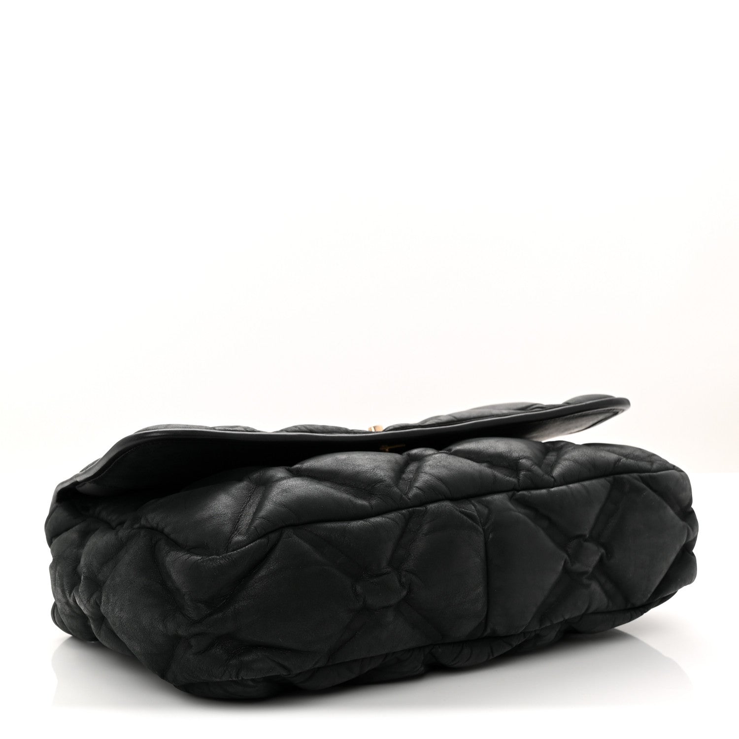 Chanel Calfskin Quilted Large Chesterfield Flap Black 5 of 11