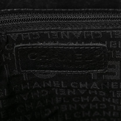 Chanel Lambskin Nylon Quilted Mademoiselle Shoulder Bag Black 5 of 8