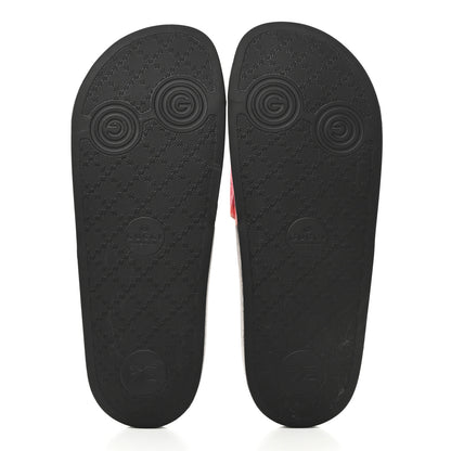 Gucci GG Supreme Monogram Blooms Slide Sandals 41 Beige Multicolor 5 of 9