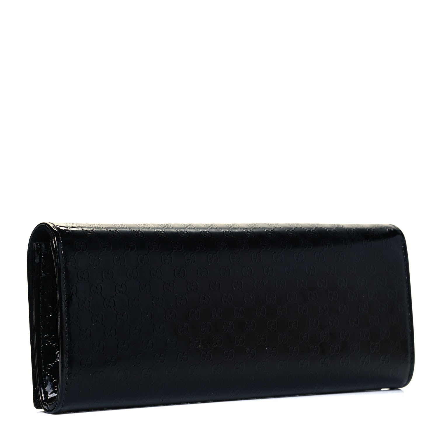 Gucci Patent Microguccissima Small Broadway Clutch Black 4 of 9