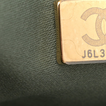 Chanel Caviar Quilted Medium Chanel 25 Handbag Khaki 8 of 11