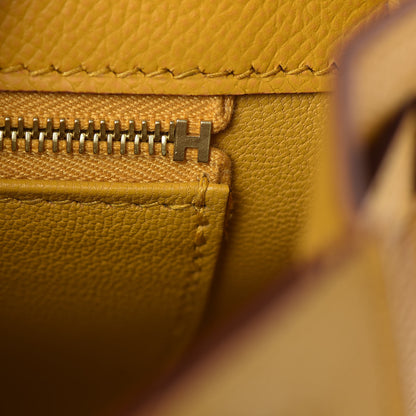 Hermes Epsom Kelly Sellier 25 Jaune Ambre 26 of 41