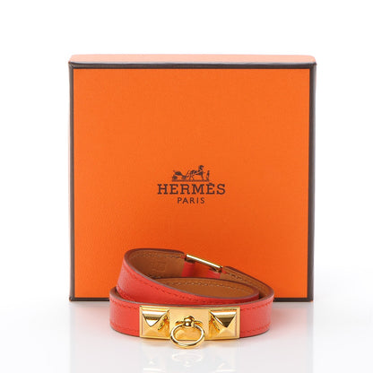 Hermes Swift Rivale Double Tour Bracelet XS Capucine 7 of 7