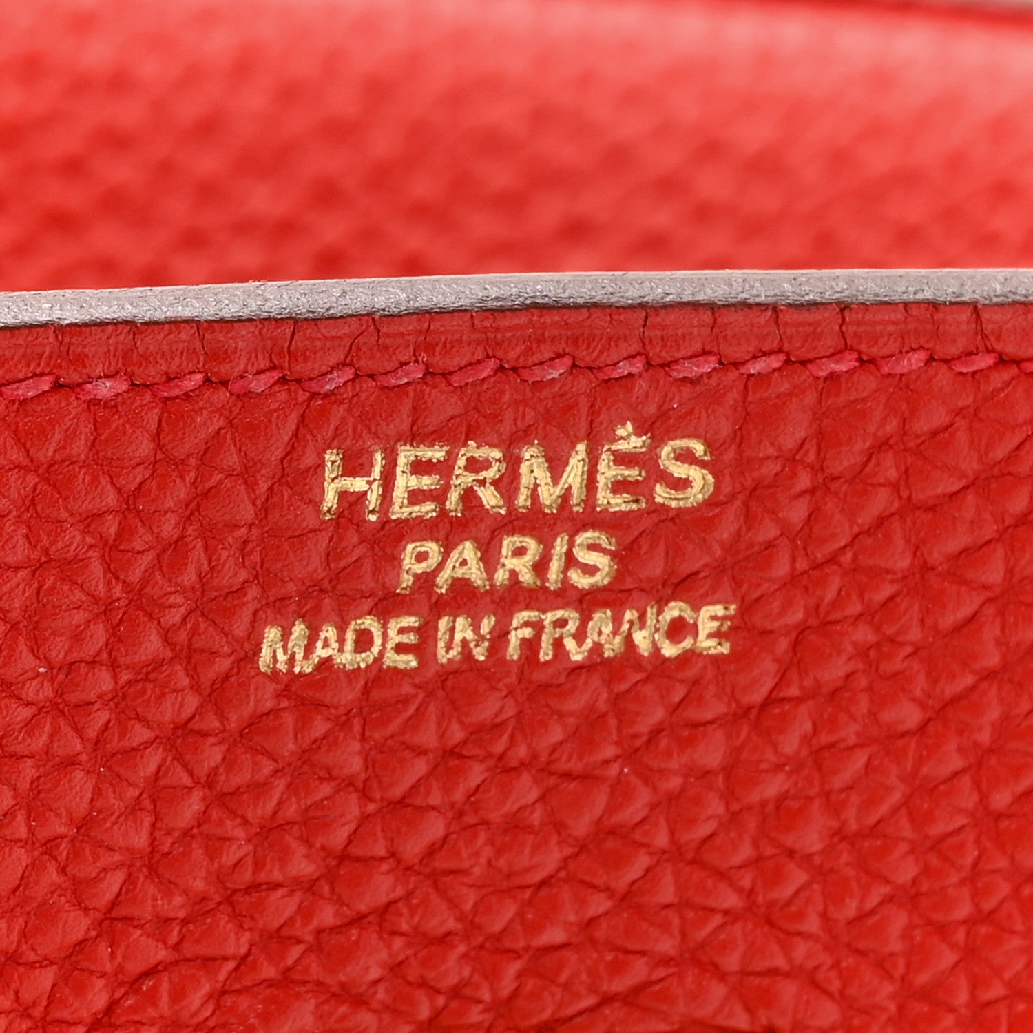 Hermes Togo BIRKIN 35 Rouge Casaque 6 of 17