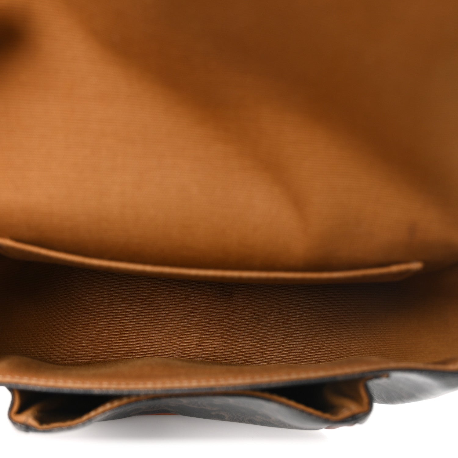 Celine Triomphe Canvas Medium Folco Bag Tan 5 of 9