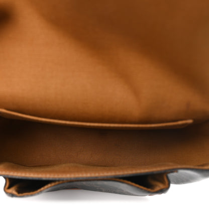 Celine Triomphe Canvas Medium Folco Bag Tan 5 of 9