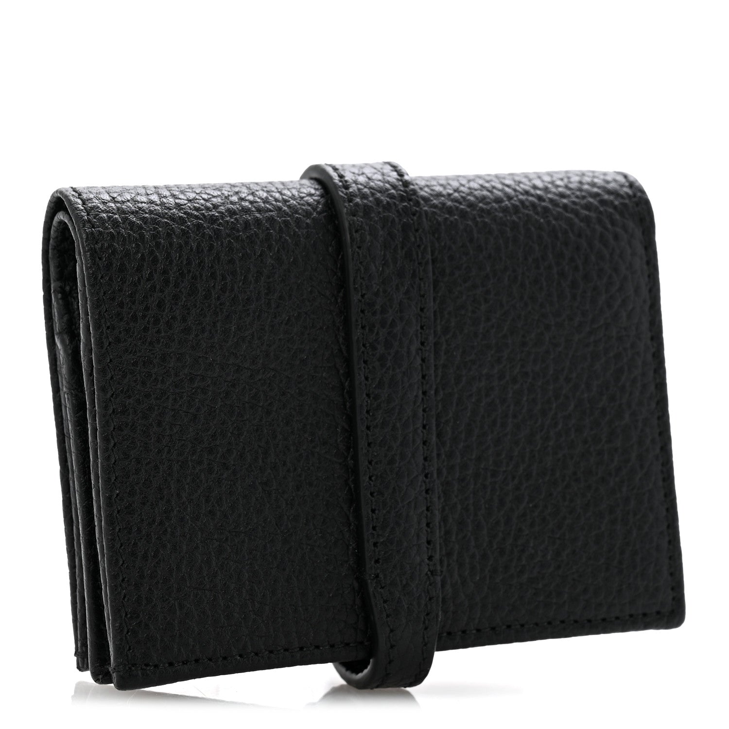 Gucci Calfskin Jackie 1961 Card Case Black 3 of 8