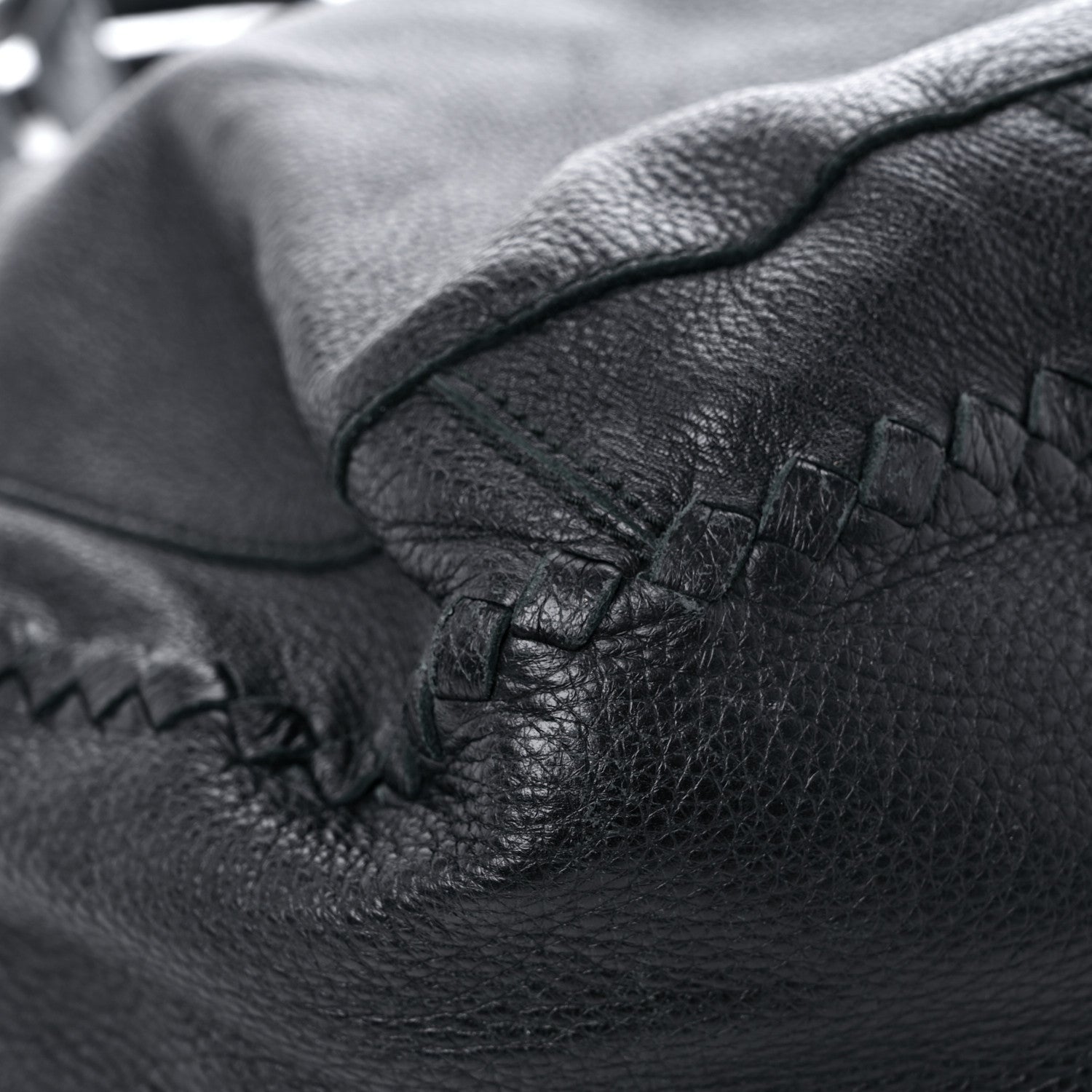 Bottega Veneta Cervo Deerskin Tote Black 6 of 19