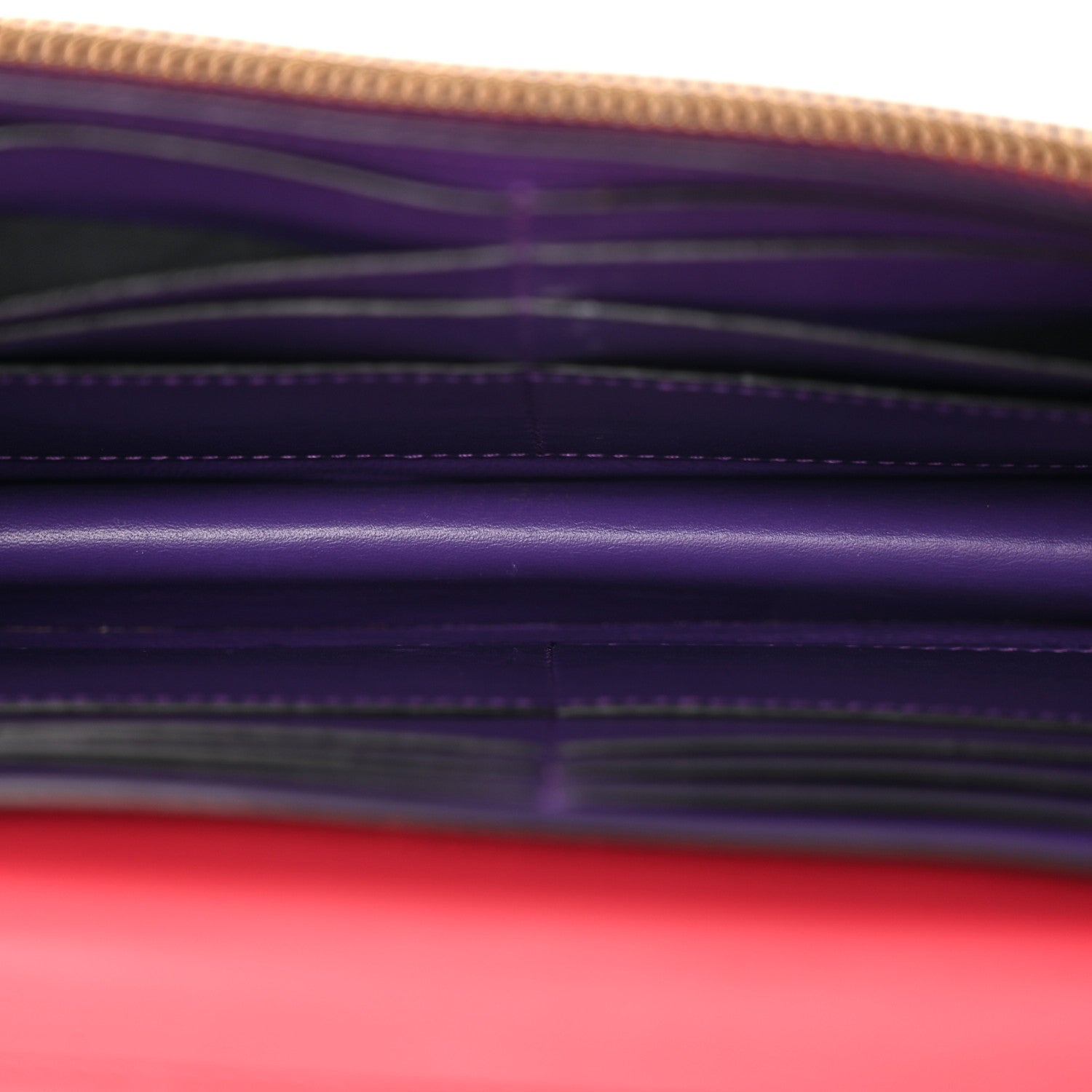 Bulgari Calfskin Serpenti Forever Chain Wallet Reef Coral 5 of 25