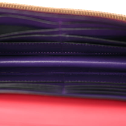 Bulgari Calfskin Serpenti Forever Chain Wallet Reef Coral 5 of 25