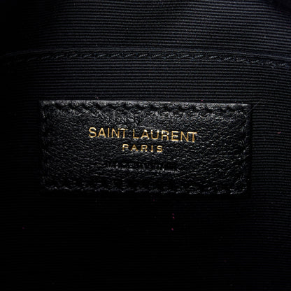 Saint Laurent Suede Matelasse Monogram Lou Camera Bag Rose 6 of 11