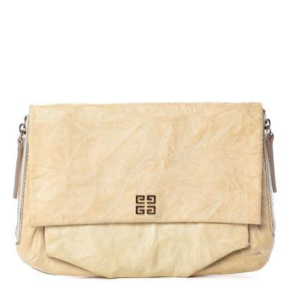 Givenchy Tumbled Sheepskin Clutch Beige 1 of 14