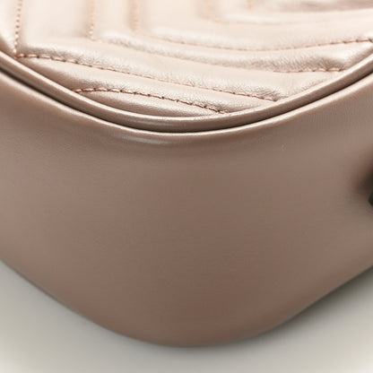 Gucci Calfskin Matelasse Small GG Marmont Chain Shoulder Bag Porcelain Rose 10 of 10