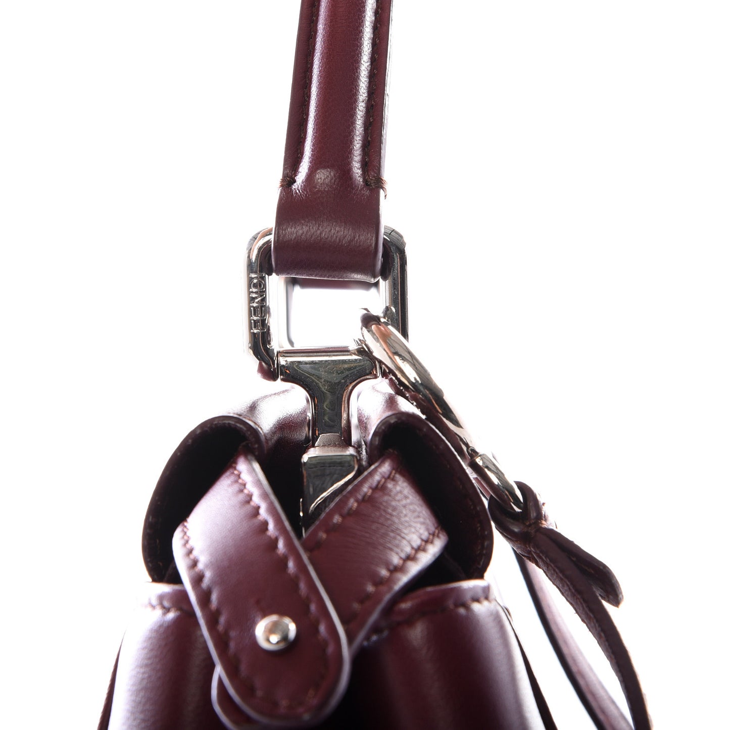 Nappa Mini Peekaboo Iconic Satchel Bordeaux