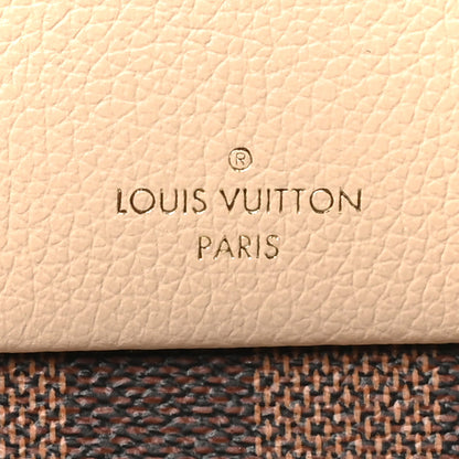 Louis Vuitton Damier Ebene Vavin Chain Wallet Creme 6 of 9