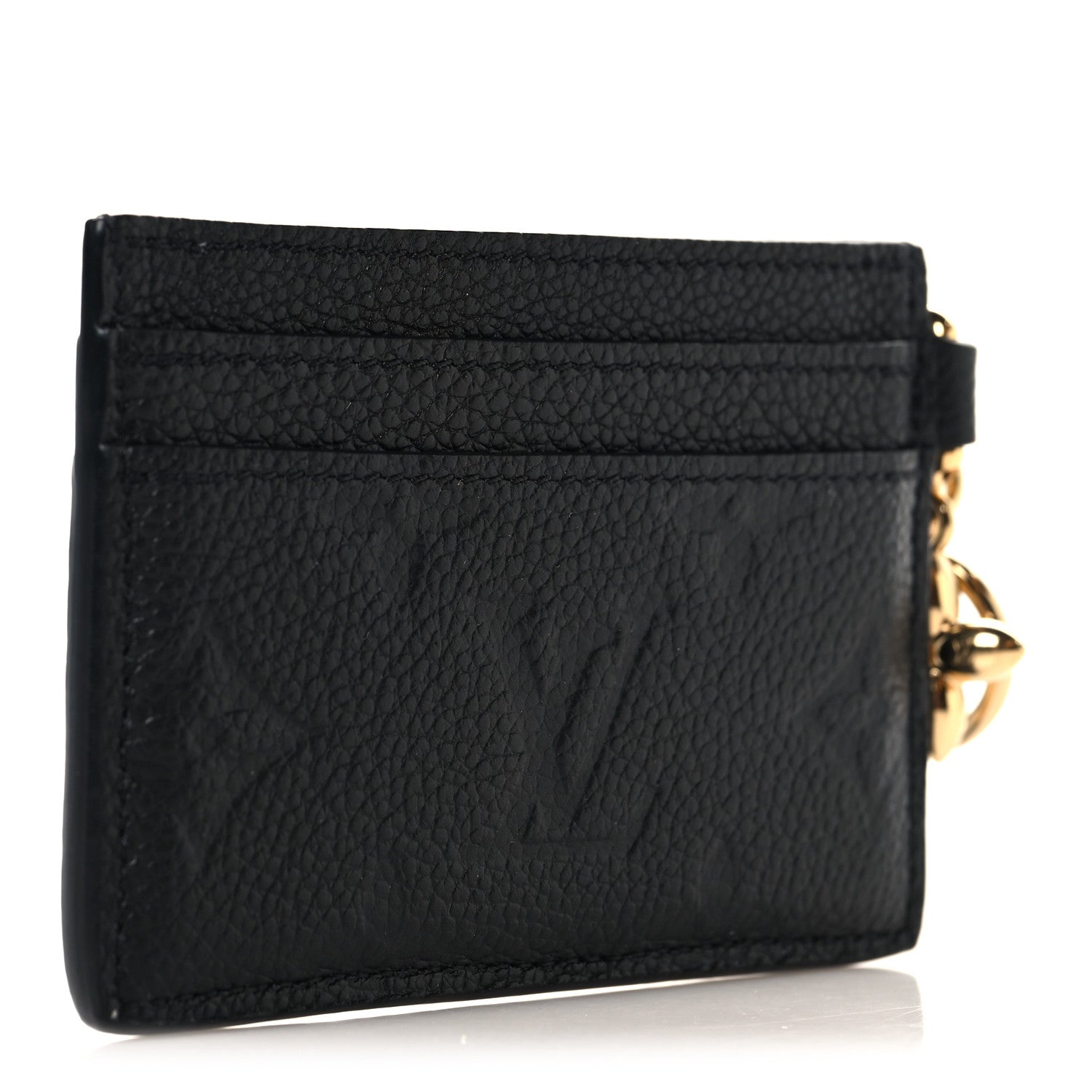 Louis Vuitton Empreinte Monogram LV Charms Card Holder Black 3 of 6