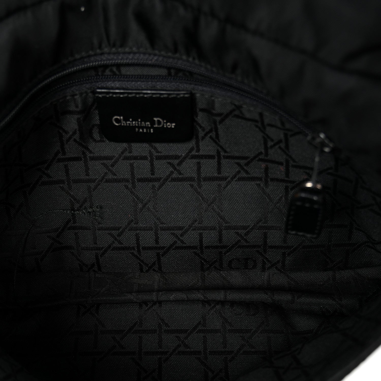 Christian Dior Nylon Malice Shoulder Bag Black 5 of 10