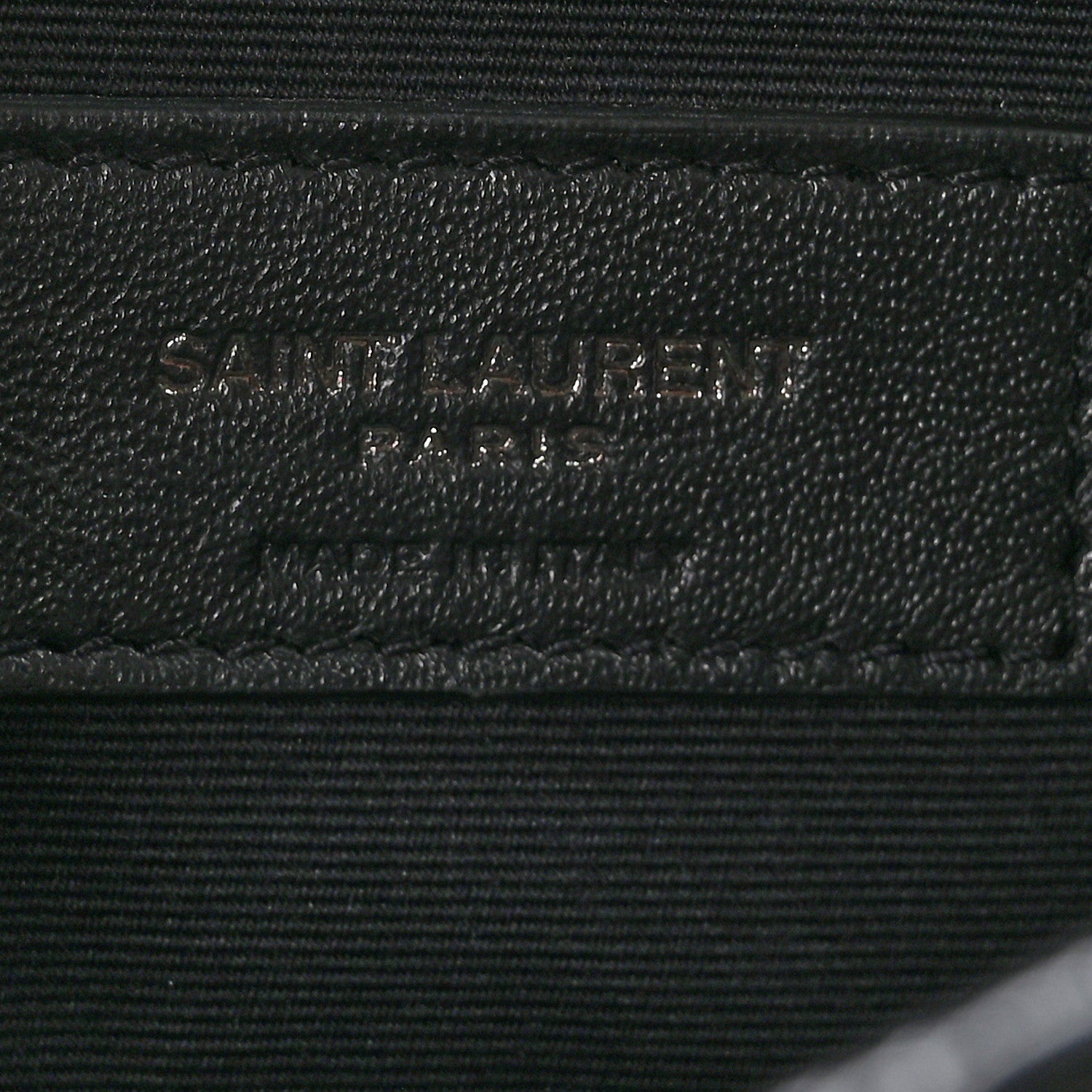Saint Laurent Crinkled Calfskin Matelasse Monogram Medium Niki Chain Satchel Black 7 of 10