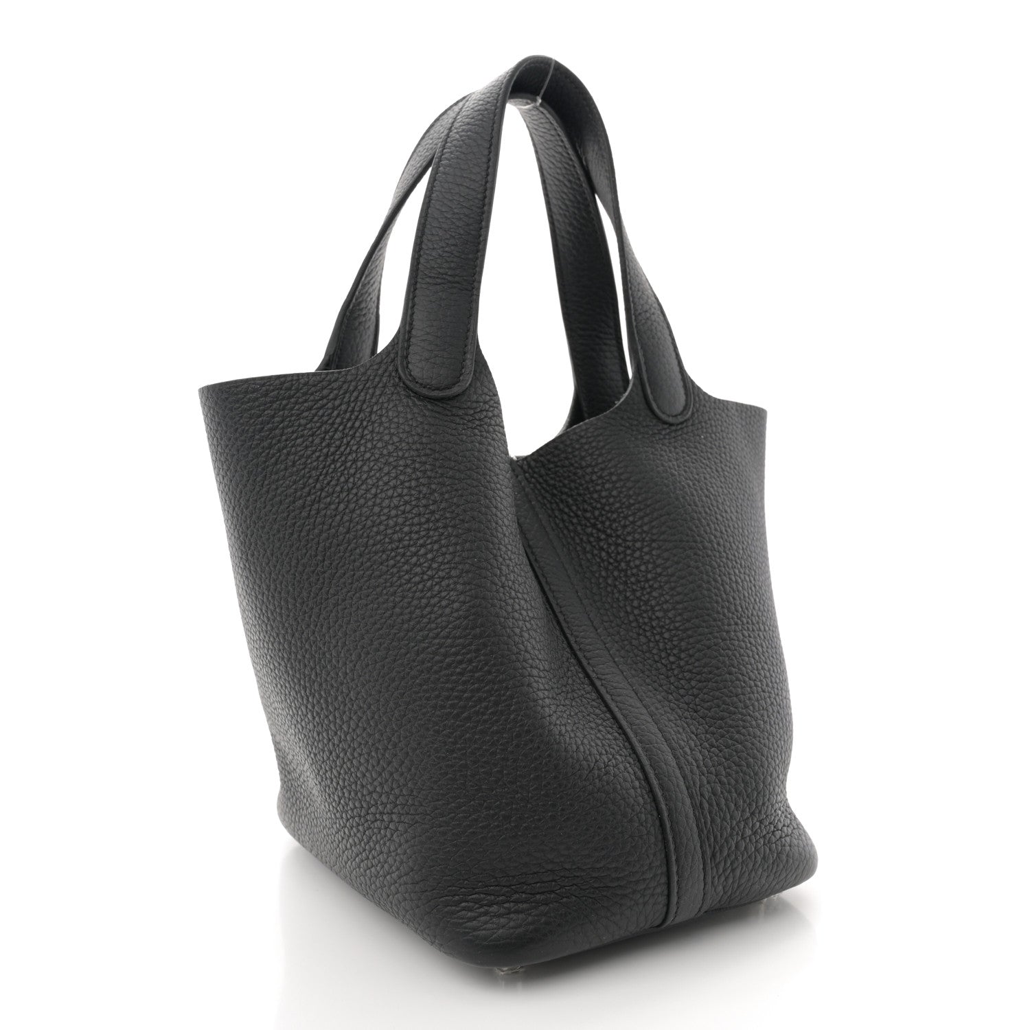 Hermes Taurillon Clemence Picotin Lock 18 PM Black 3 of 10