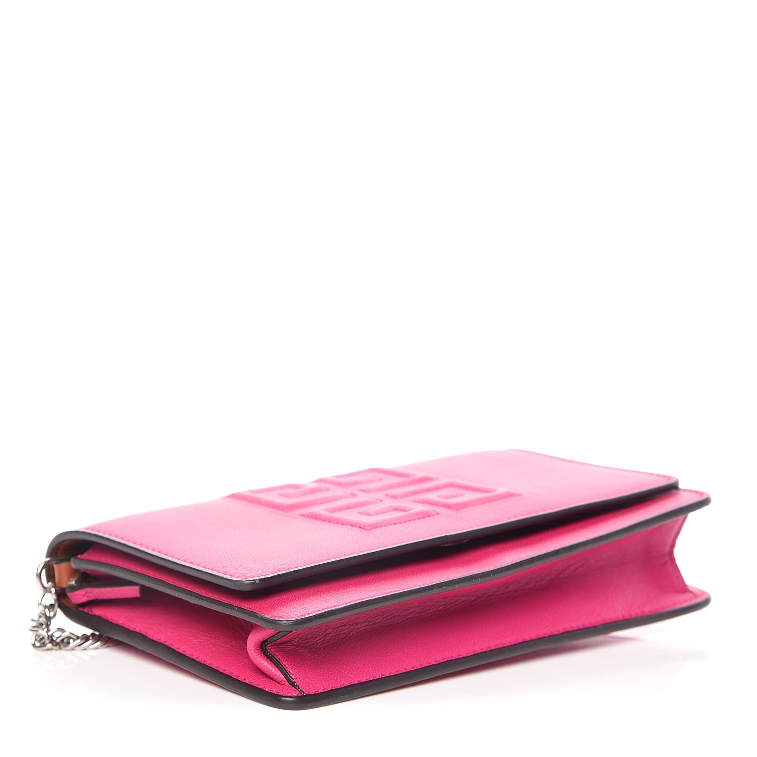 Givenchy Lambskin Emblem Chain Wallet Cyclamen 4 of 10