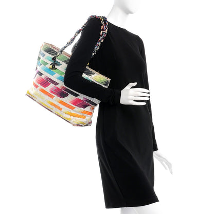 Chanel Canvas Colorama Large Zip Shopping Tote Multicolor 2 of 16
