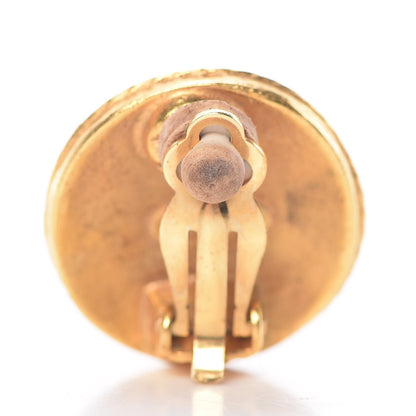 Chanel CC Clip On Earrings Gold 7 of 8